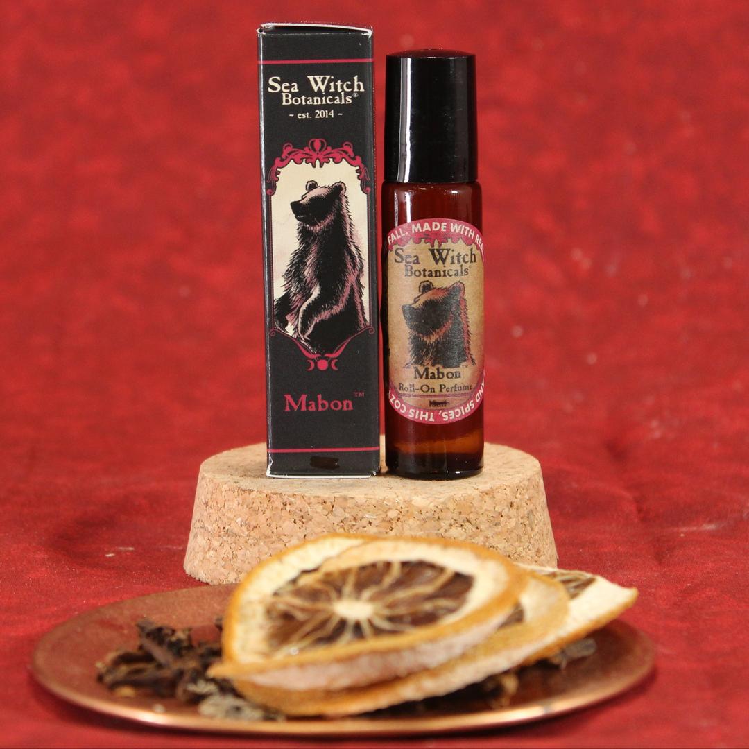 Mabon Roll-On Perfume: Vanilla, Coffee, Bergamot, Spices