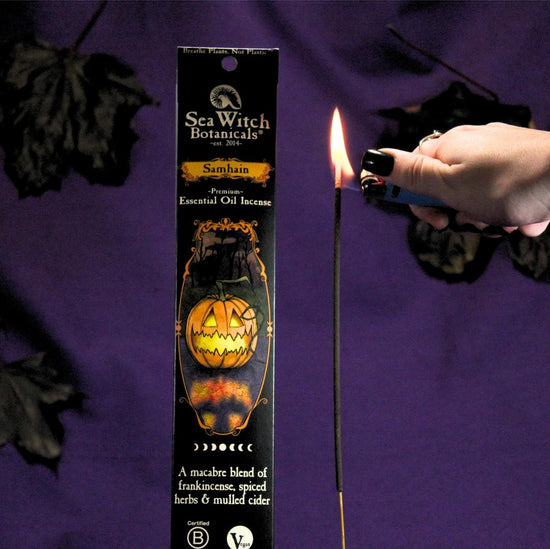Samhain Incense: with Frankincense, Spiced Herbs, & Mulled Cider