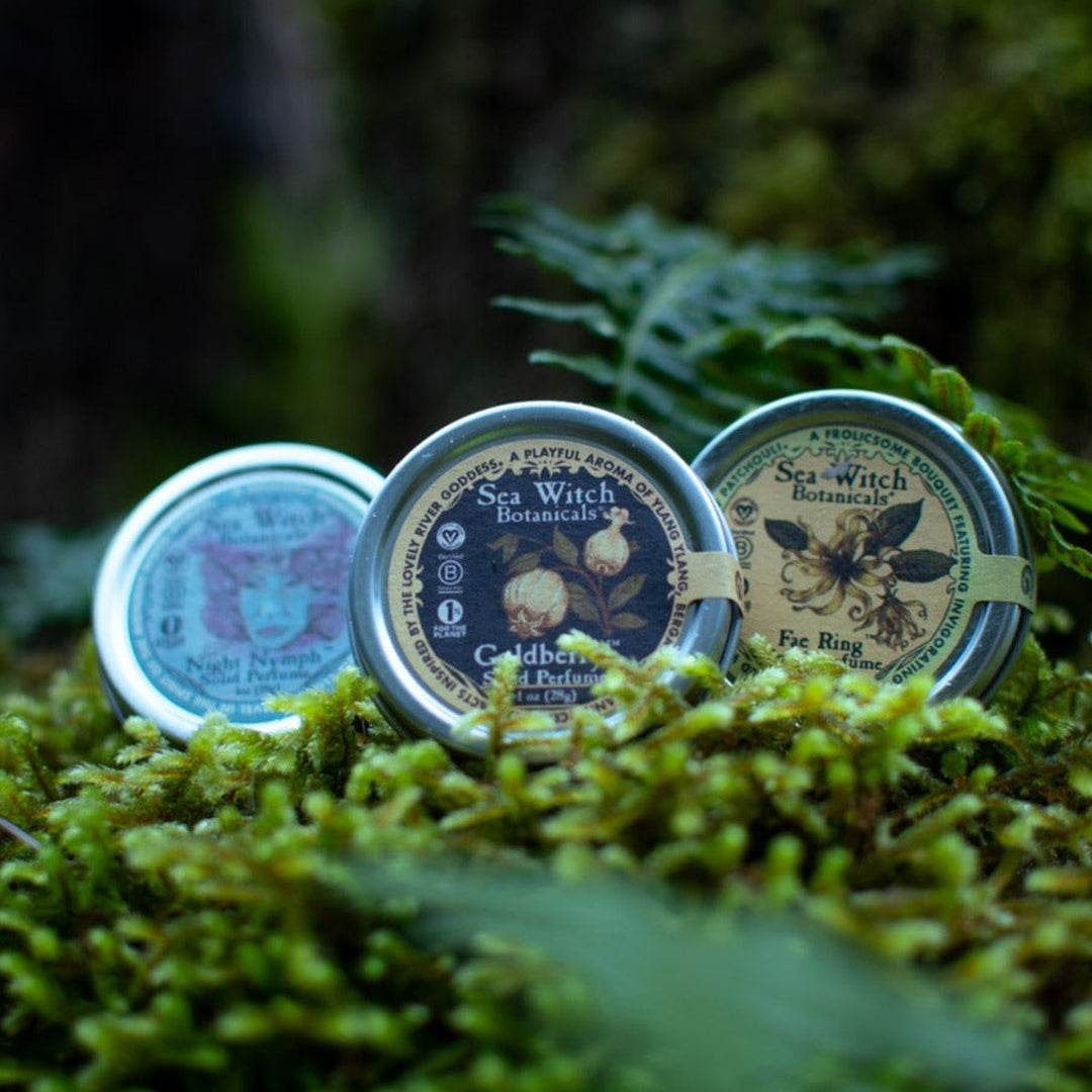 The Three Realms - Solid Perfume Trio – Sea Witch Botanicals