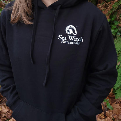 Sea Witch Botanicals Pullover Hoodie: Nautilus Moons
