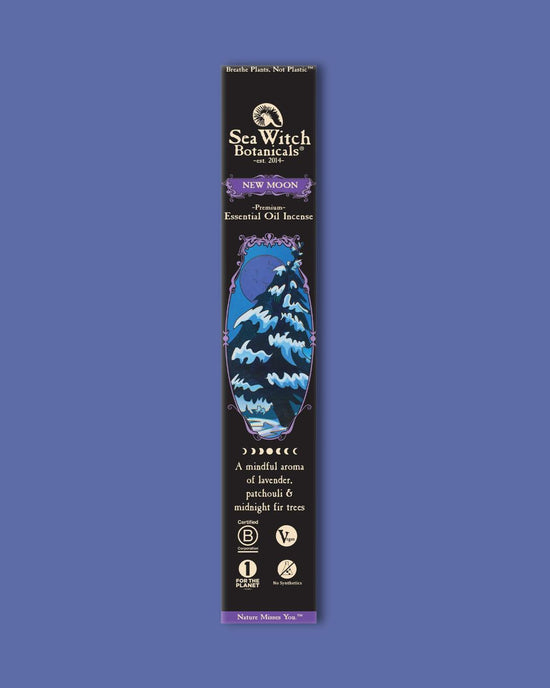 New Moon Incense: with Lavender, Patchouli, & Fir