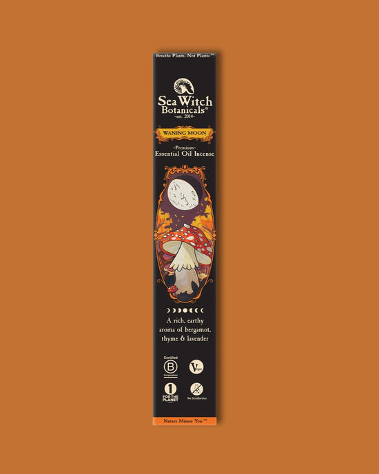 Waning Moon Incense: with Bergamot, Lavender, & Thyme