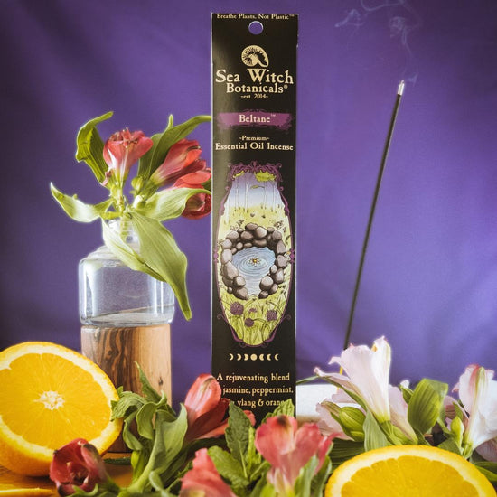Beltane Incense: with All-Natural Jasmine, Ylang Ylang, Peppermint, & Orange