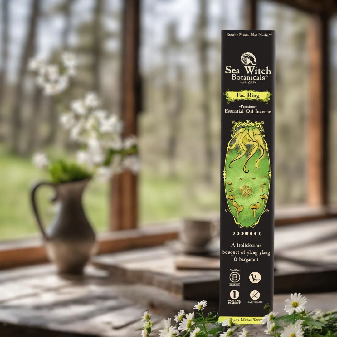Fae Ring Incense: with All-Natural Ylang Ylang & Bergamot
