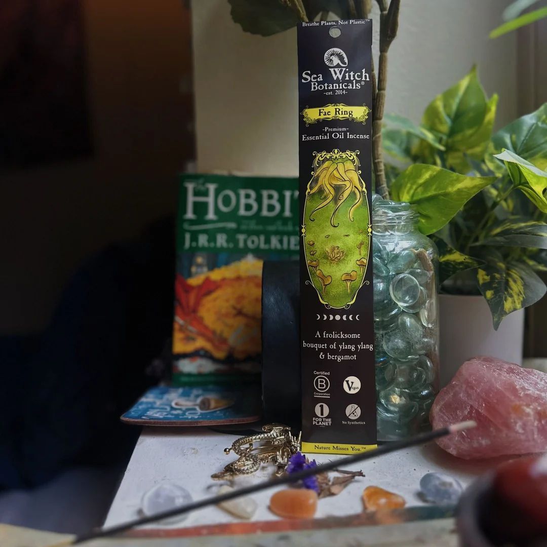 Fae Ring Incense: with All-Natural Ylang Ylang & Bergamot