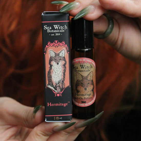 Hermitage Roll-On Perfume with Patchouli, Grapefruit, & Rose