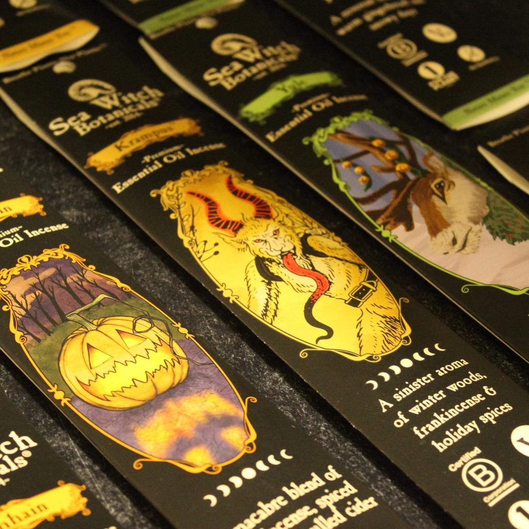 Yule Incense: with Ginger, Vanilla, Orange, & Seasonal Spices