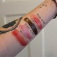 Lip & Cheek Tint Trio: Pearl Rose, Magenta, & Cappuccino Shimmering Balms