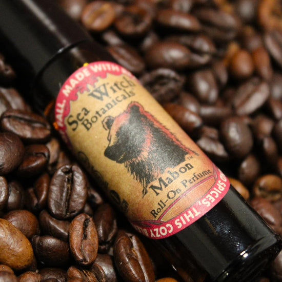 Mabon Roll-On Perfume with Vanilla, Coffee, Bergamot, & Spices