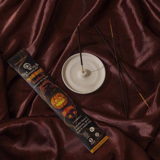 Samhain Incense: with Frankincense, Spiced Herbs, & Mulled Cider