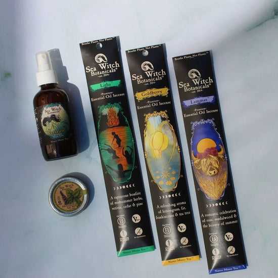 All-Natural Summer Incense & Skincare Set