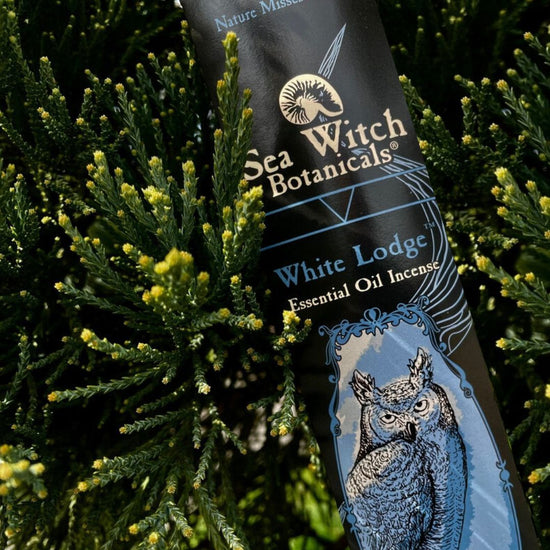White Lodge Incense: with All-Natural Fir Needle & Cedarwood Atlas Essential Oils