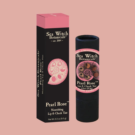 Pearl Rose Lipstick: Tinted Balm for Lips, Cheeks, & Eyelids