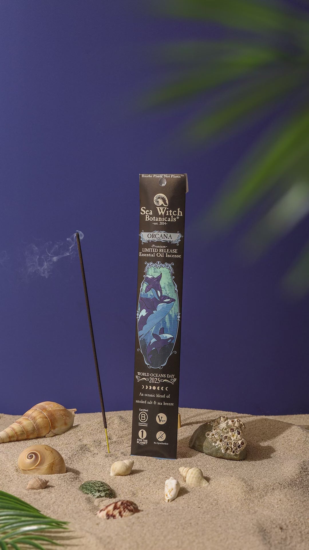 Orcana Limited Edition Incense: with Eucalyptus, Cedar, & Sea Salt