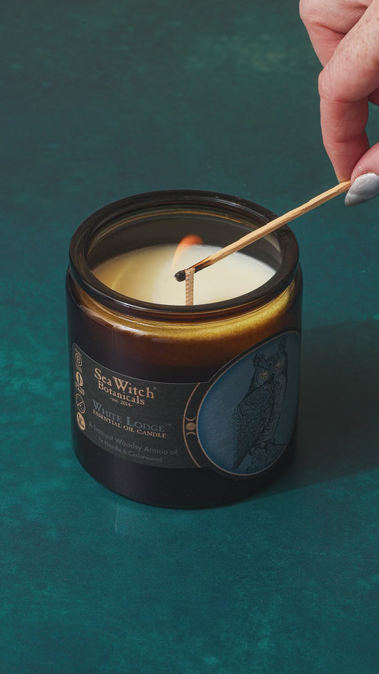 The White Lodge Candle