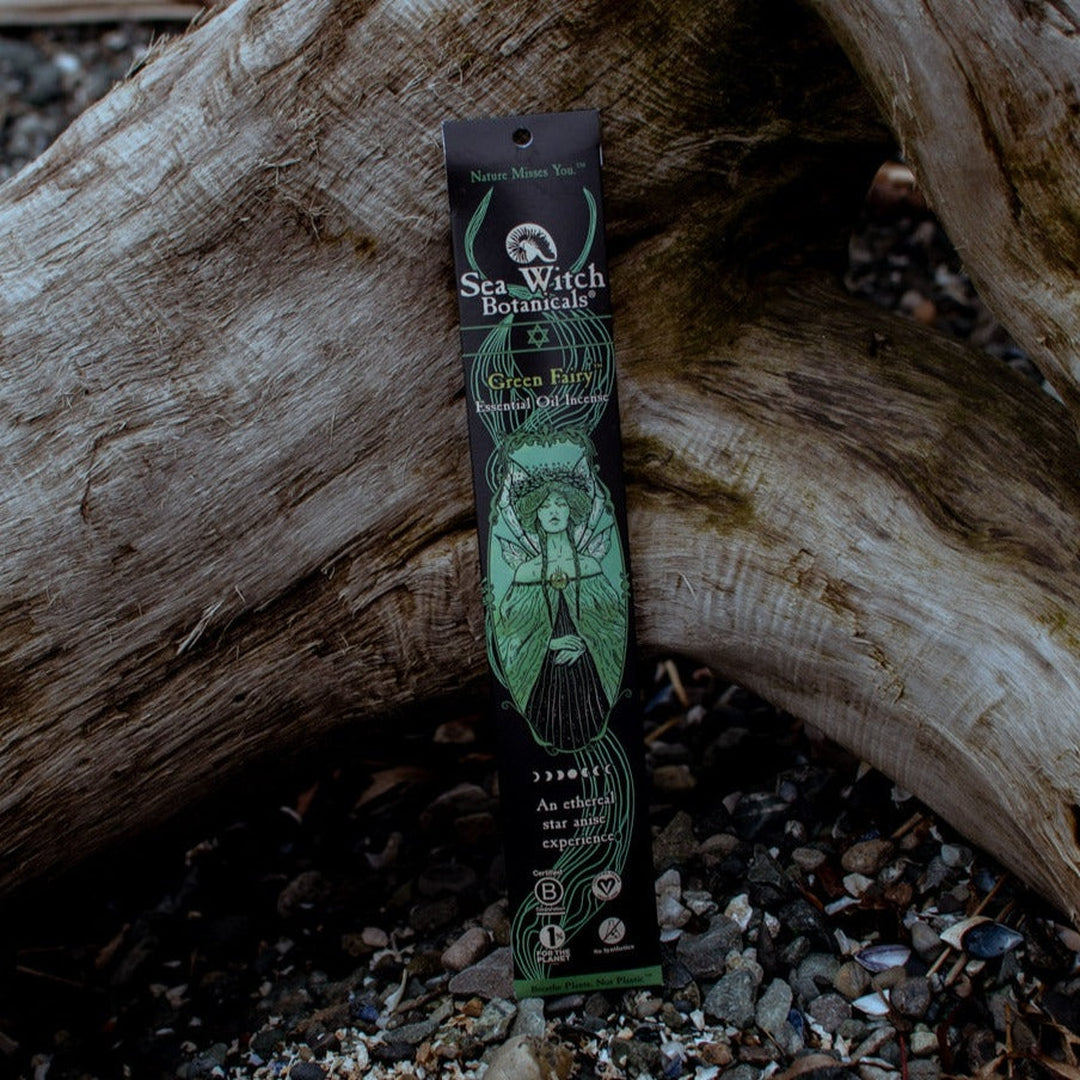 All-Natural Incense: Green Fairy - with Star Anise Essential Oil