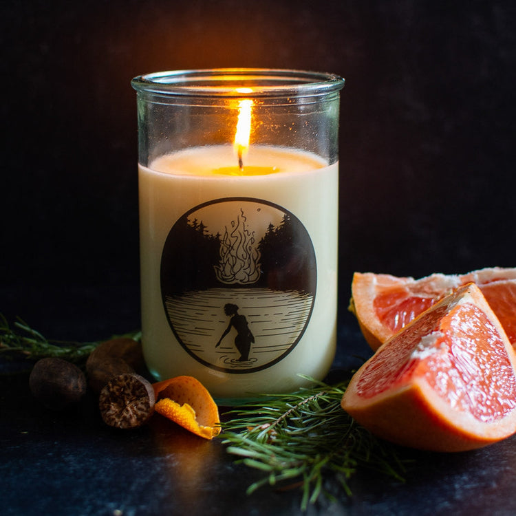 Litha summer scented candle 