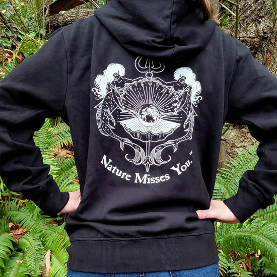 Sea Witch Botanicals Pullover Hoodie: Pearl Moon