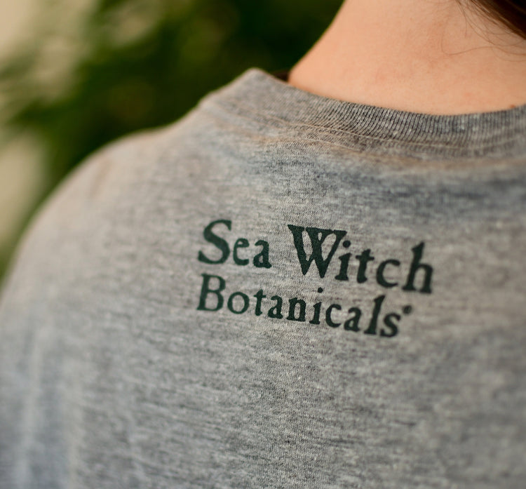 Plastic Plants are for Posers T-Shirt-Apparel-Sea Witch Botanicals-Small-Heather Grey-Sea Witch Botanicals