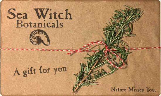 Sea Witch Botanicals gift certificate & gift card