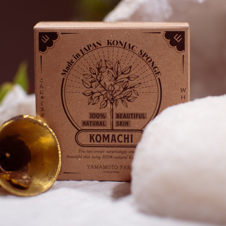 Komachi Konjac Facial Sponge-Facial Care-Yamamoto Farms-Cherry Blossom-Sea Witch Botanicals